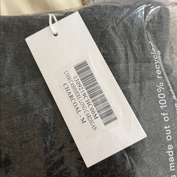 NWT Reformation Liam Cashmere Long Cardigan size M - Picture 8 of 9